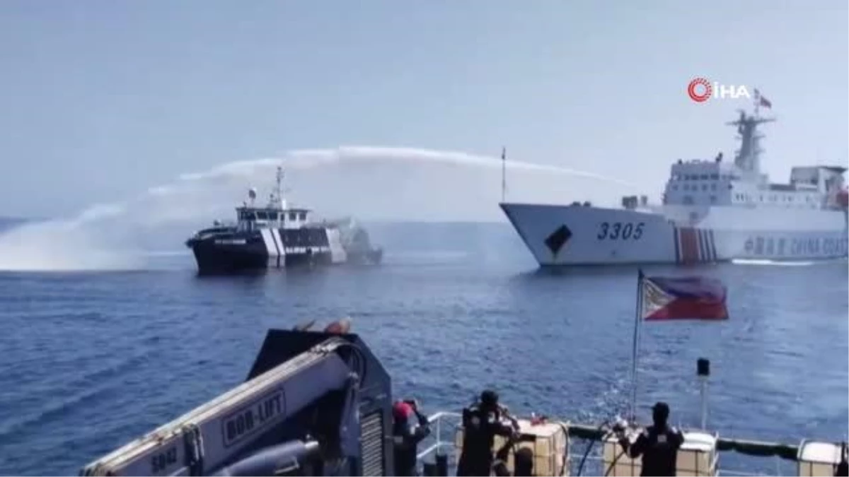 Çin, Filipinler\'e ait gemilere müdahale etti