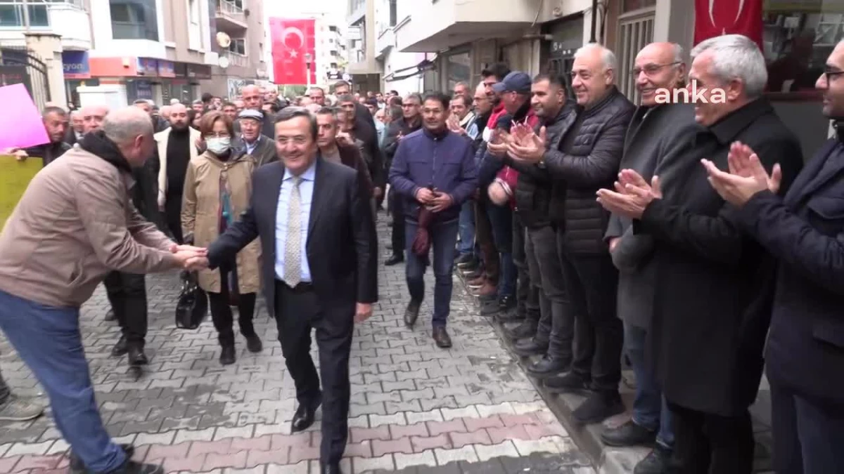 Abdül Batur, İzmir Büyükşehir Belediye Başkan aday adaylığı için seçim çalışmalarına Narlıdere\'den başladı