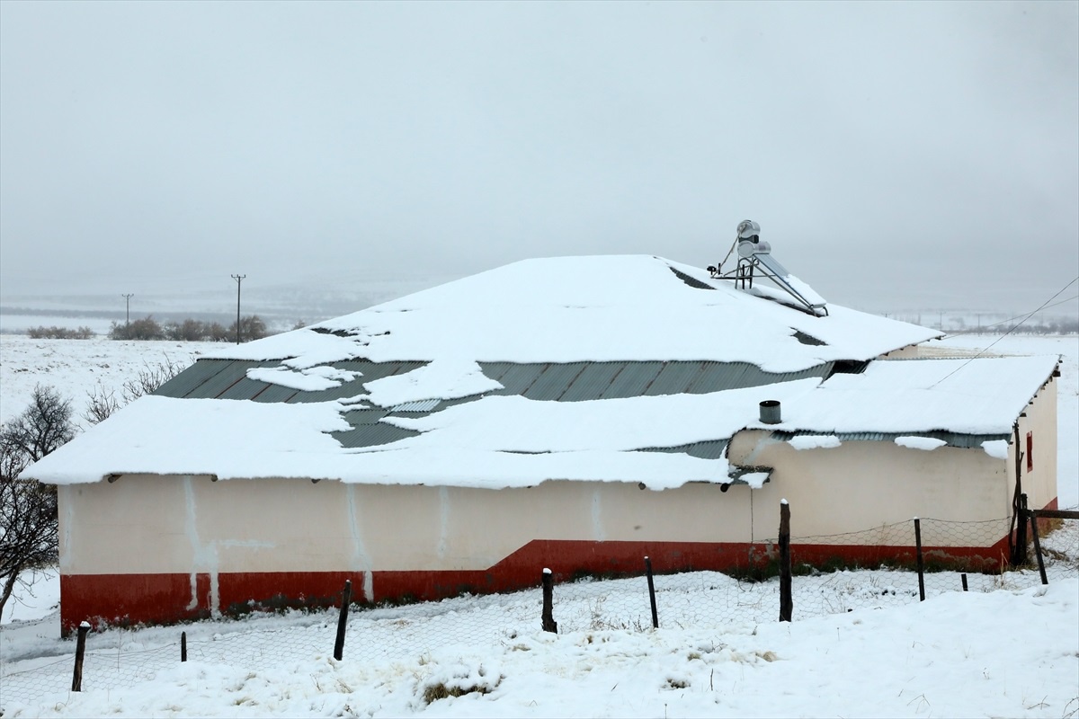 Malatya\'da Kar Yağışı