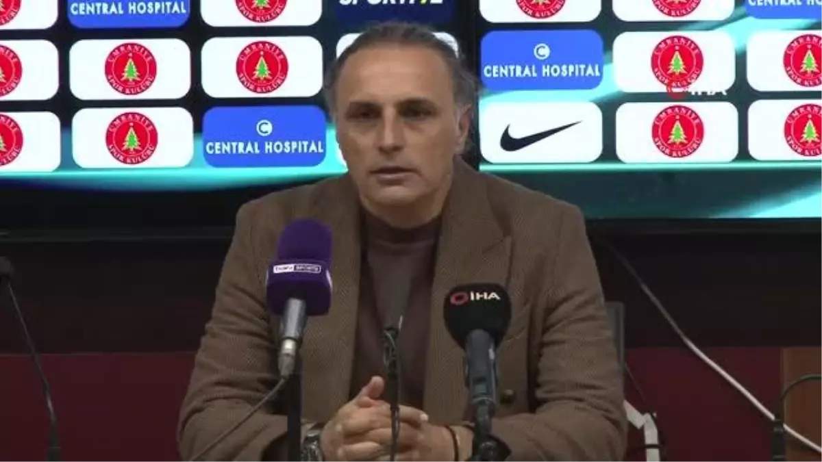 Ümraniyespor Teknik Direktörü Mustafa Yüksel: Bu galibiyet Ümraniyespor camiasına armağan olsun