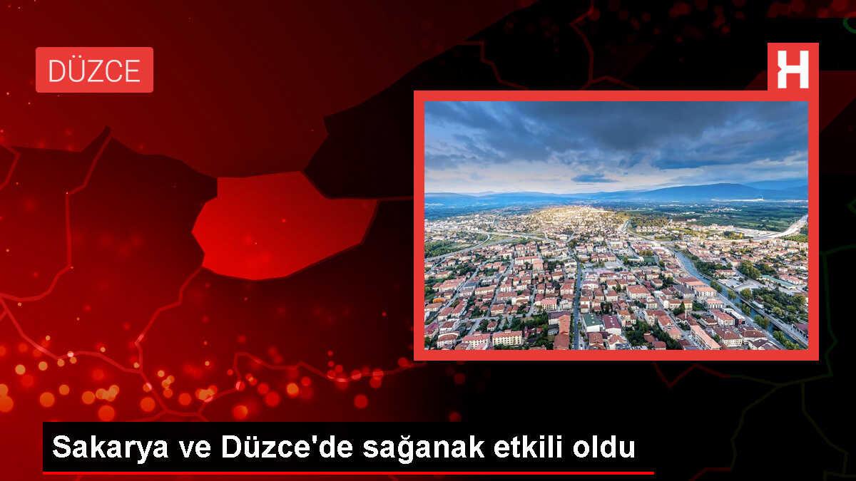 Sakarya ve Düzce'de sağanak, hayatı olumsuz etkiledi