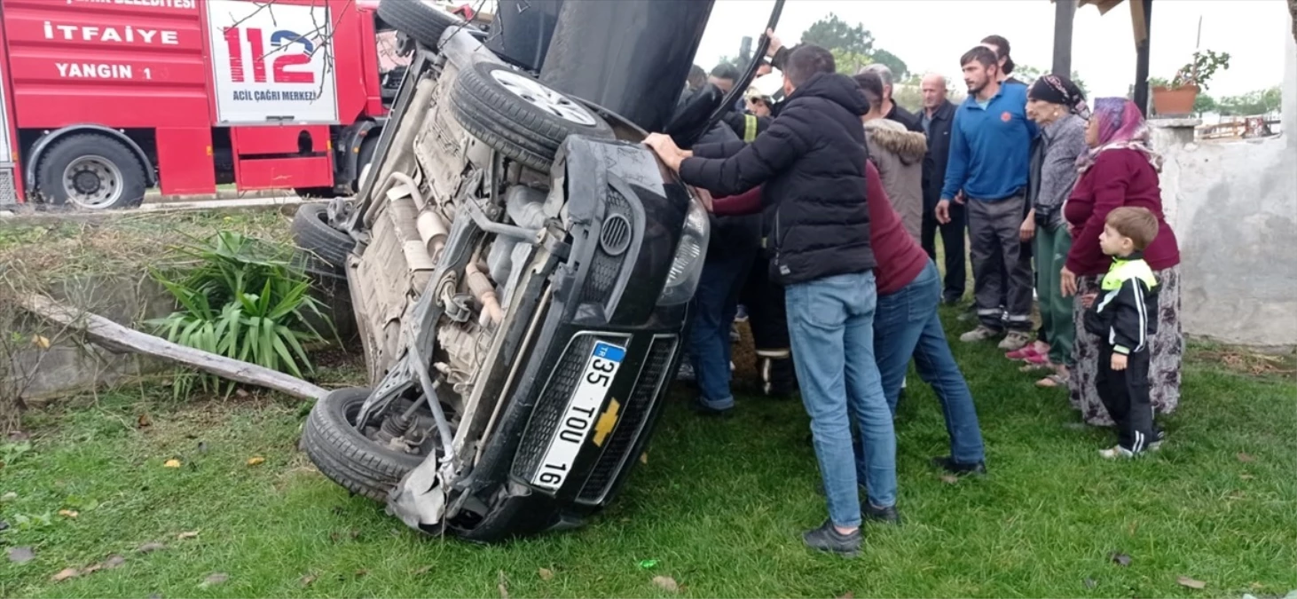 Samsun\'da trafik kazası: 2 kişi yaralandı