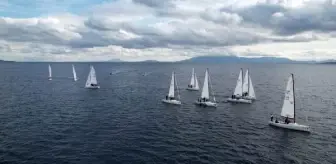 Tenzor International Cup Yelken Yarışları'nda ikinci gün tamamlandı