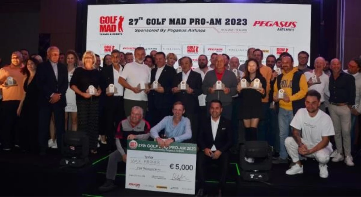 Alman Max Kramer, Antalya\'da düzenlenen Golf Turnuvası\'nda şampiyon oldu