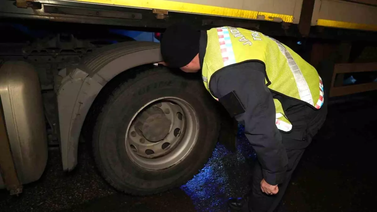 Kırıkkale\'de kış lastiği denetimleri yapıldı
