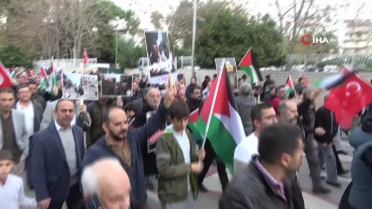 Antalya\'da Filistin\'e Özgürlük Yürüyüşü