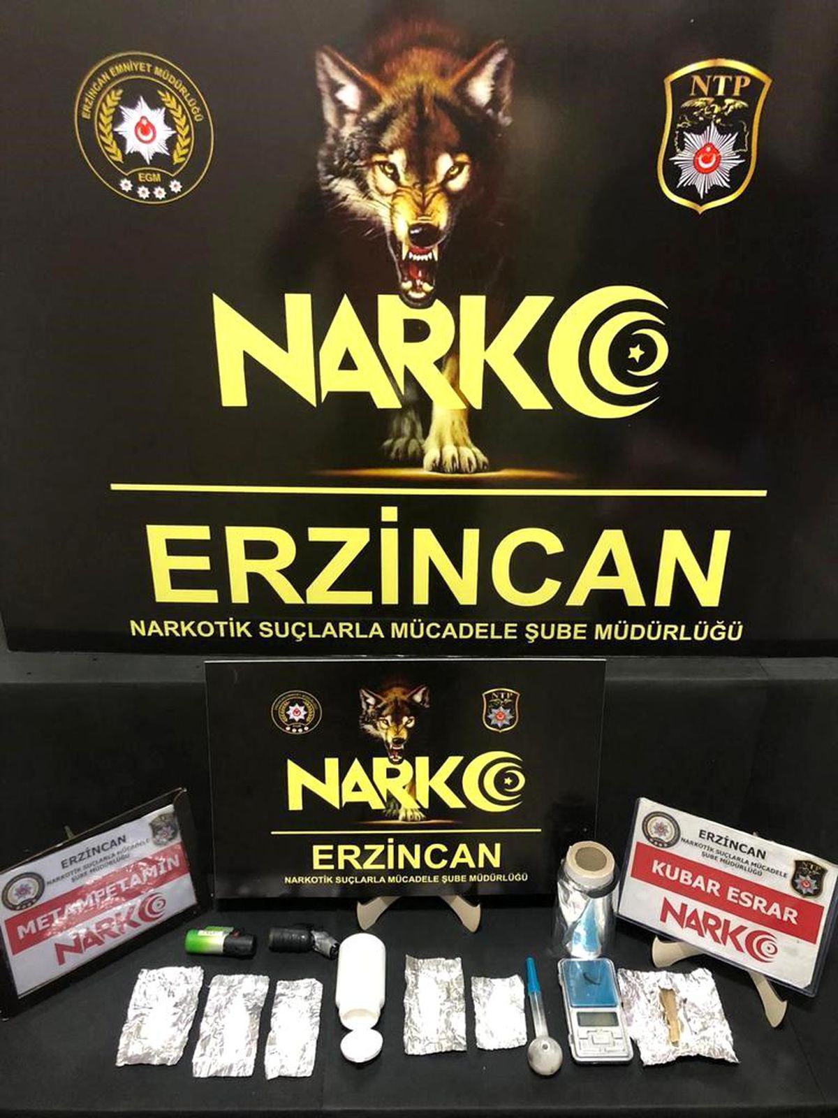 Erzincan\'da satışa hazır halde evinde uyuşturucu bulunduran zanlı tutuklandı
