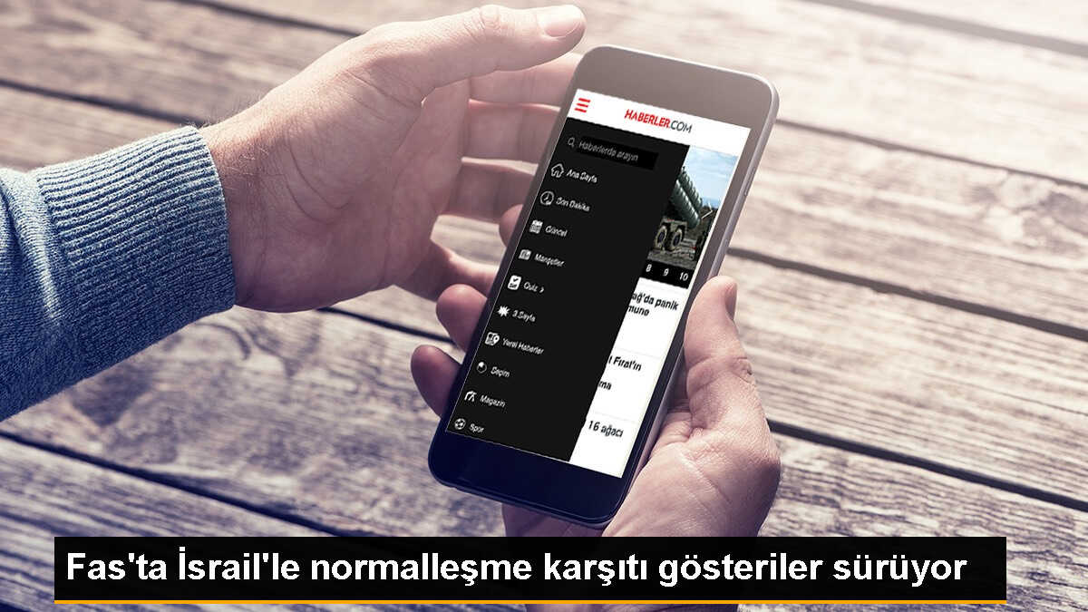 Fas\'ta İsrail saldırıları protesto edildi