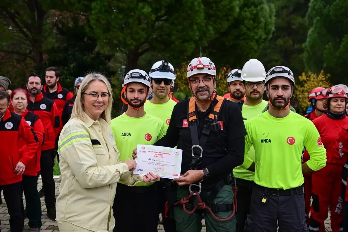 İzmir\'de Hayvan Kurtarma Tatbikatı Gerçekleştirildi