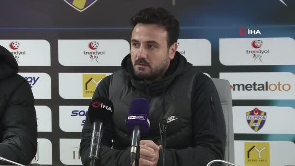 Eyüpspor Teknik Sorumlusu Kerem Yavaş: \'Bu ligde herkesin herkesi yenebileceğini görmüş olduk\'