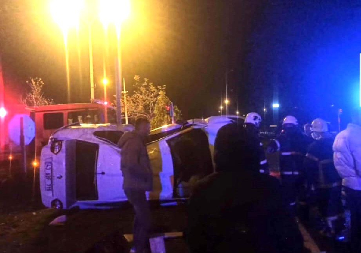 Kütahya\'da iki otomobilin çarpışması sonucu 1 kişi yaralandı