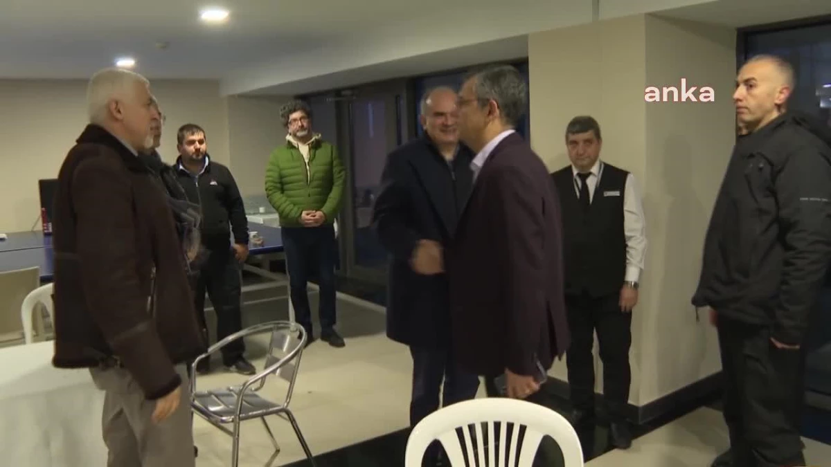CHP Genel Başkanı Özgür Özel, Ali Babacan\'a taziye ziyaretinde bulundu