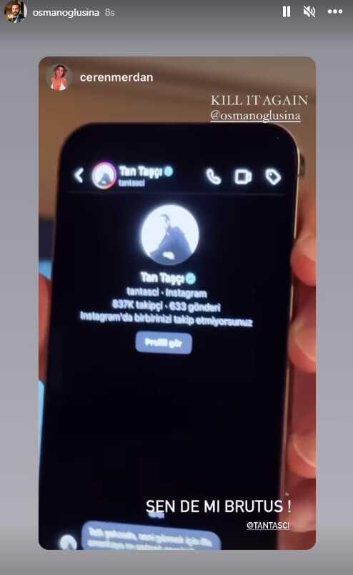 Sahte �ehzade, Tan Ta���'n�n att��� mesaj� if�a etti