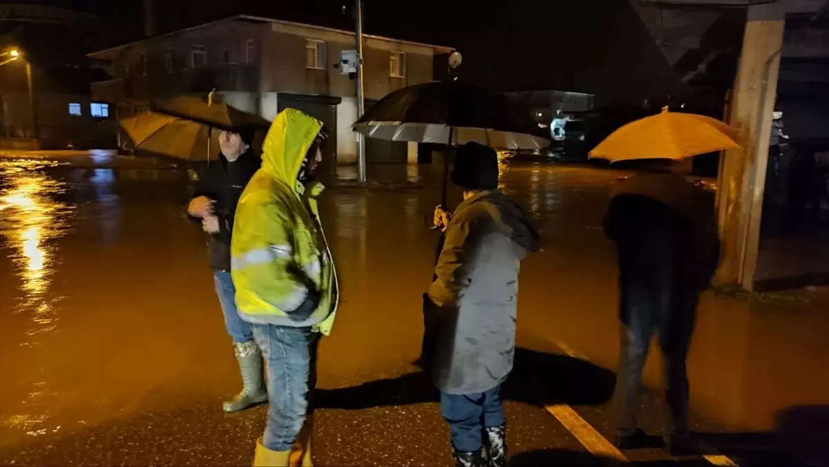 Sakarya\'da sağanak nedeniyle taşkınlar ve heyelanlar