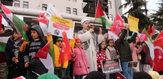 Samsun'da STK'lar Filistin İçin Yürüyoruz Etkinliği Düzenledi