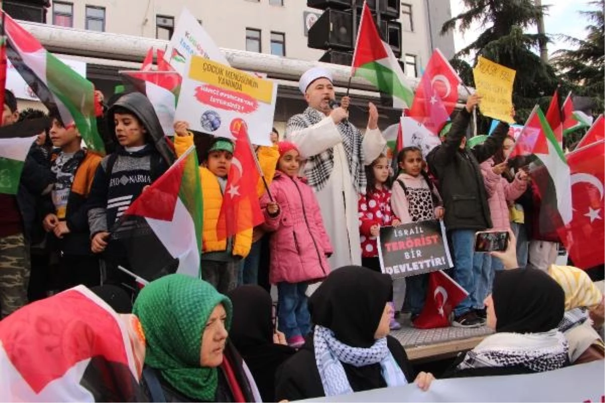 Samsun\'da STK\'lar Filistin İçin Yürüyoruz Etkinliği Düzenledi