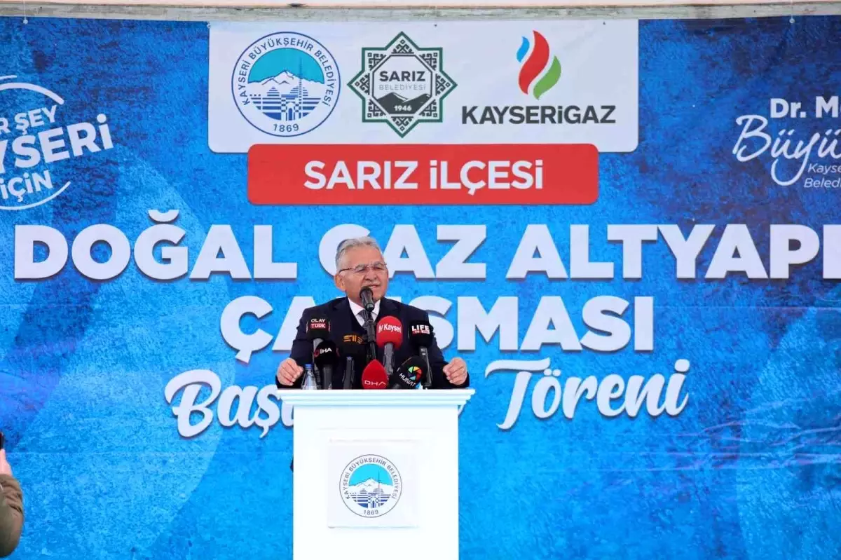 Sarız\'da doğalgaz için ilk adım atıldı