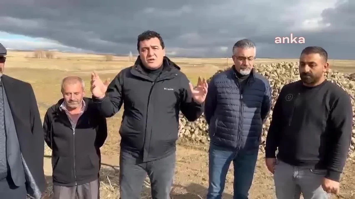 CHP Genel Başkan Yardımcısı Ulaş Karasu, Sivas\'taki Bostankaya ve Çetinkaya pancar toplama merkezlerinin kapatılması nedeniyle çiftçinin şeker pancarının elinde kaldığını belirtti.