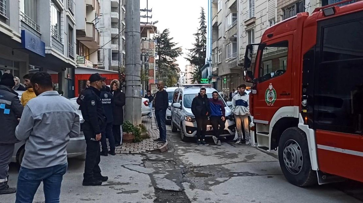 Samsun\'da spor salonunun saunasında yangın çıktı