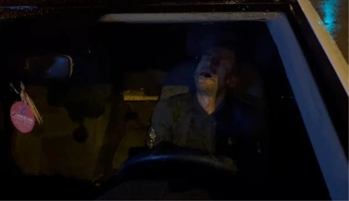 İnegöl\'de trafikte uyuyan sürücüye ceza