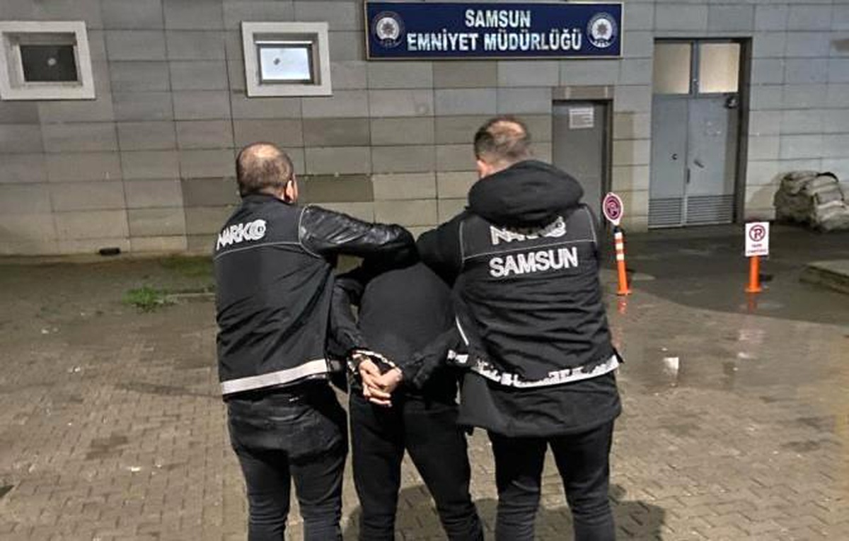 Samsun\'da Uyuşturucu Suçundan Hükümlü Yakalandı