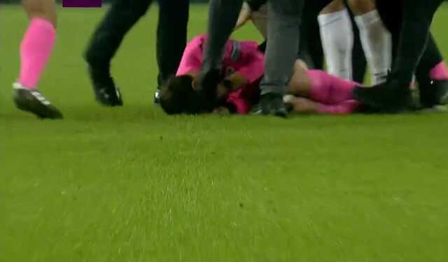 Ankaragücü-Rizespor maçı sonrası Hakem Halil Umut Meler'e yumruklu saldırı