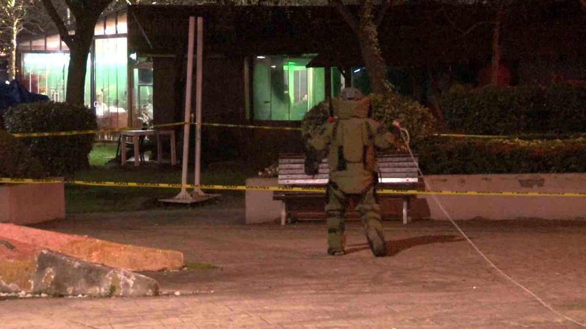 İzmit\'te unutulan çanta fünye ile patlatıldı
