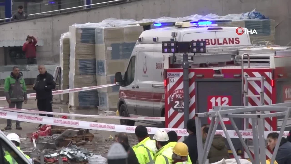 Ankara\'da İnşaatta Çalışan 2 İşçi Yüksekten Düşerek Hayatını Kaybetti