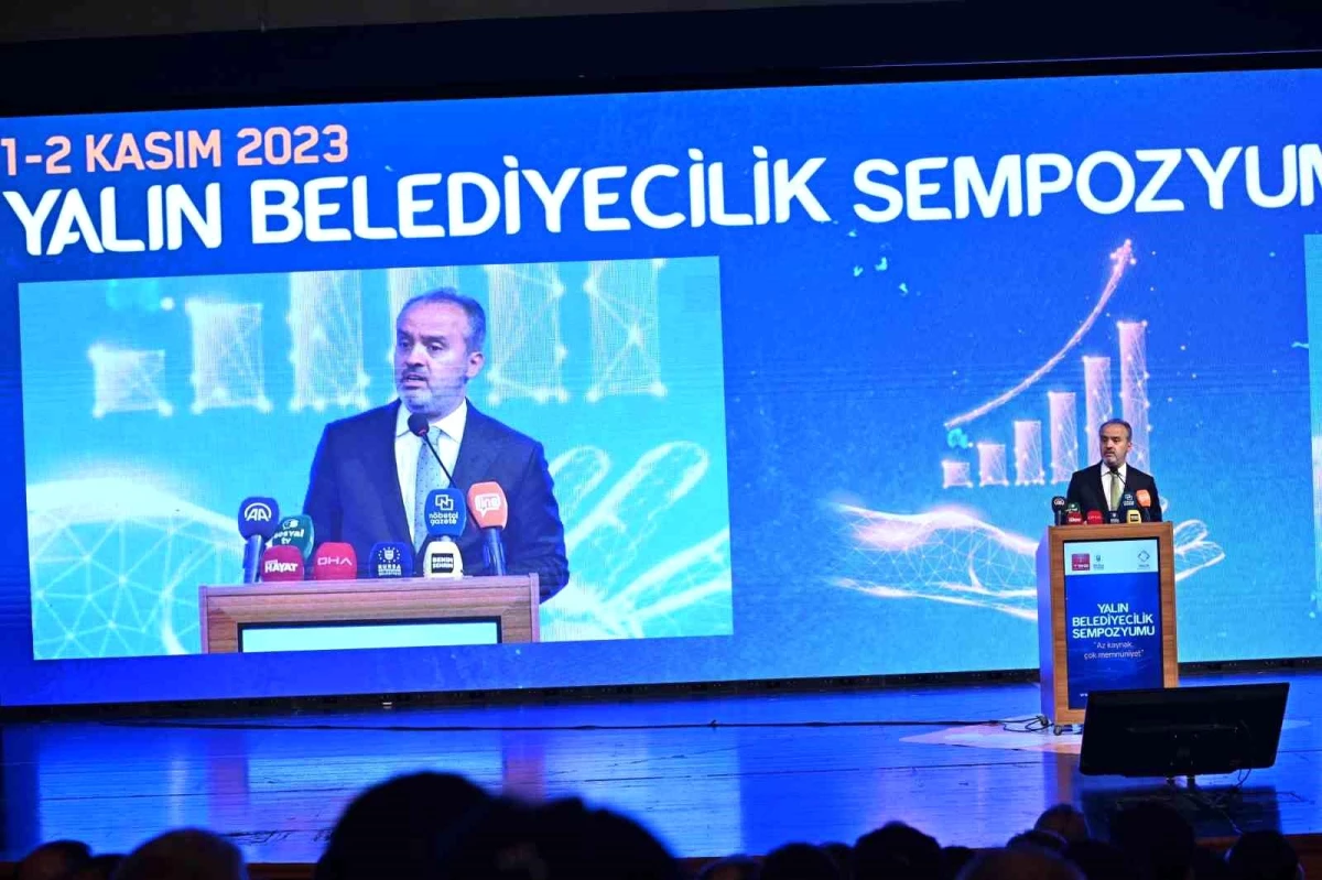 Bursa Büyükşehir Belediyesi \'Yalın Belediyecilik\' uygulamasıyla ödüle layık görüldü