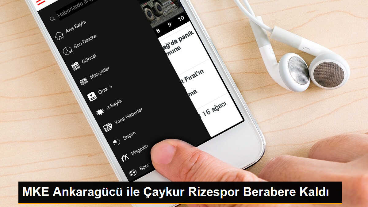 Ankaragücü ile Rizespor Berabere Kaldı
