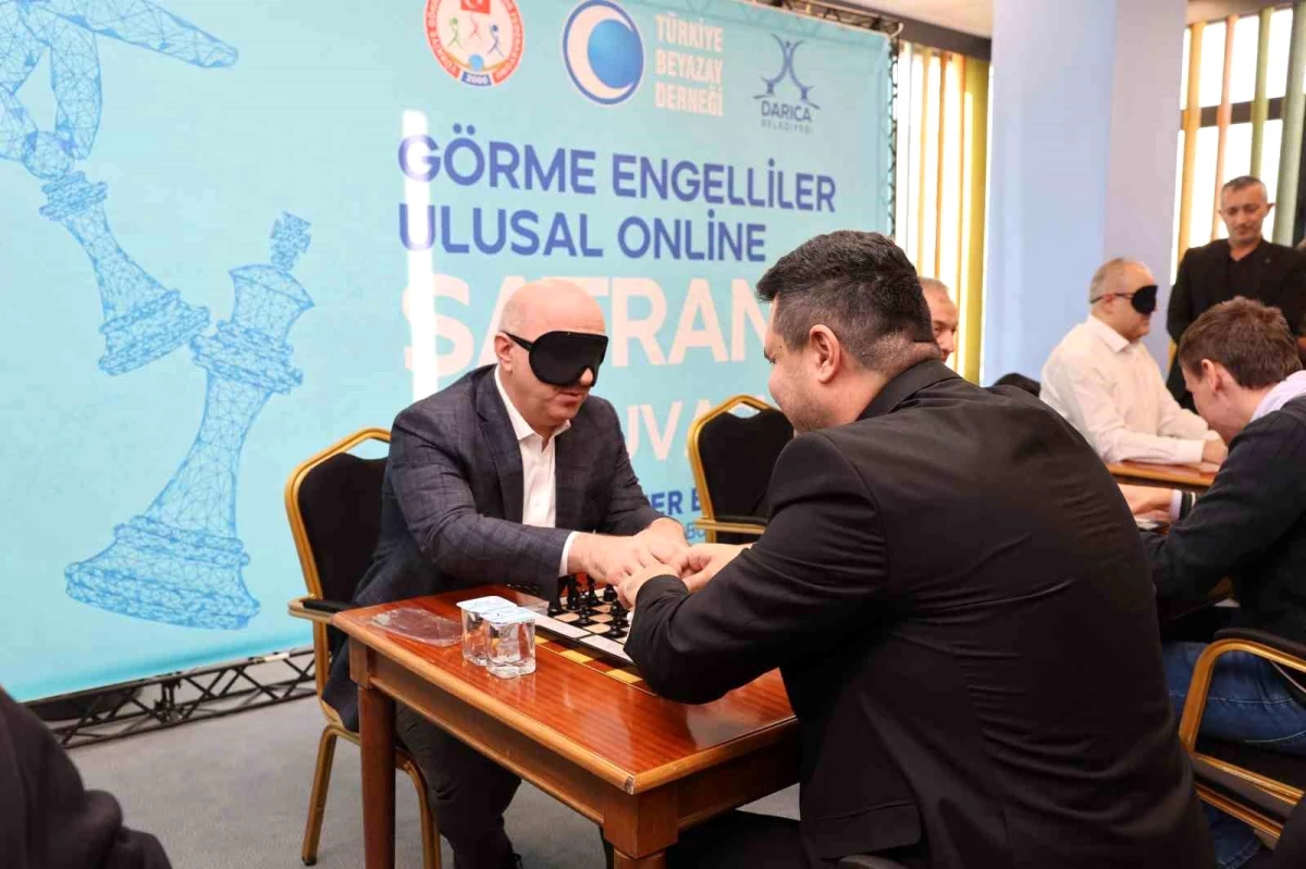 Darıca Belediyesi Görme Engelliler İçin Ulusal Online Satranç Turnuvası Düzenledi