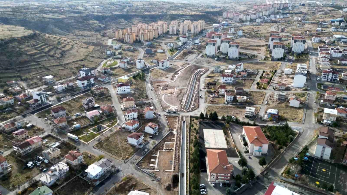 Nevşehir\'de Mehmet Akif Ersoy Mahallesi\'ne kentin en büyük parkı yapılıyor