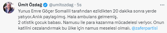 Somali Cumhurbaşkanı'nın oğlunun ölümüne sebep olduğu motokuryenin kaza sonrası çekilen yeni görüntüleri ortaya çıktı