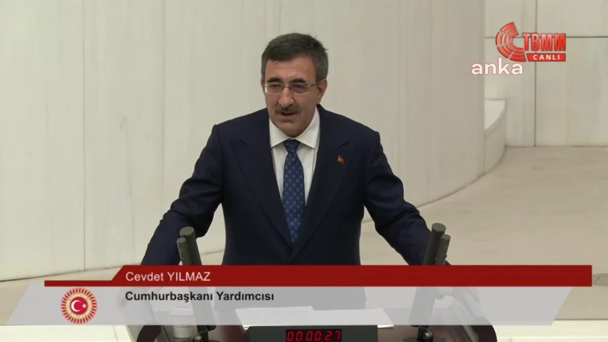 TBMM\'de Bütçe Görüşmeleri...Cevdet Yılmaz: 2025 Yılında İstikrar Dönemine Geçilecek, 2026 Yılında Enflasyon Oranı Tek Haneli Rakamlara Çekilecektir