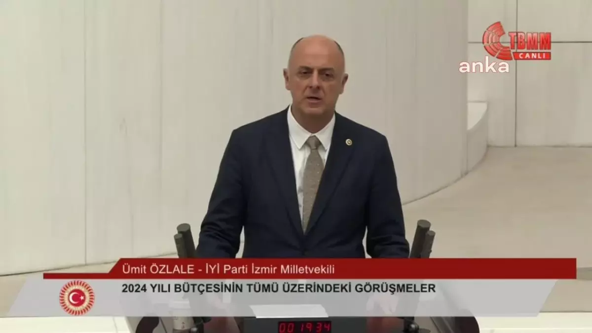 TBMM\'de Bütçe Görüşmeleri... Ümit Özlale: "Siz Akıldan, Bilimden Yoksun Politikaları İnsanlara, Vatandaşa Dayatırsanız Onun Maliyetini 2024...