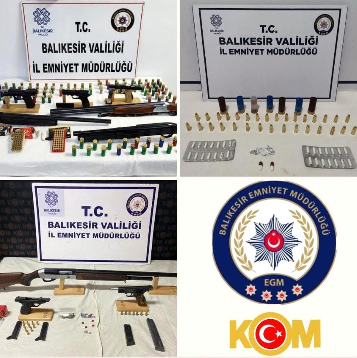 Balıkesir\'de Kaçakçılık ve Organize Suçlarla Mücadele Operasyonunda 8 Şahıs Gözaltına Alındı