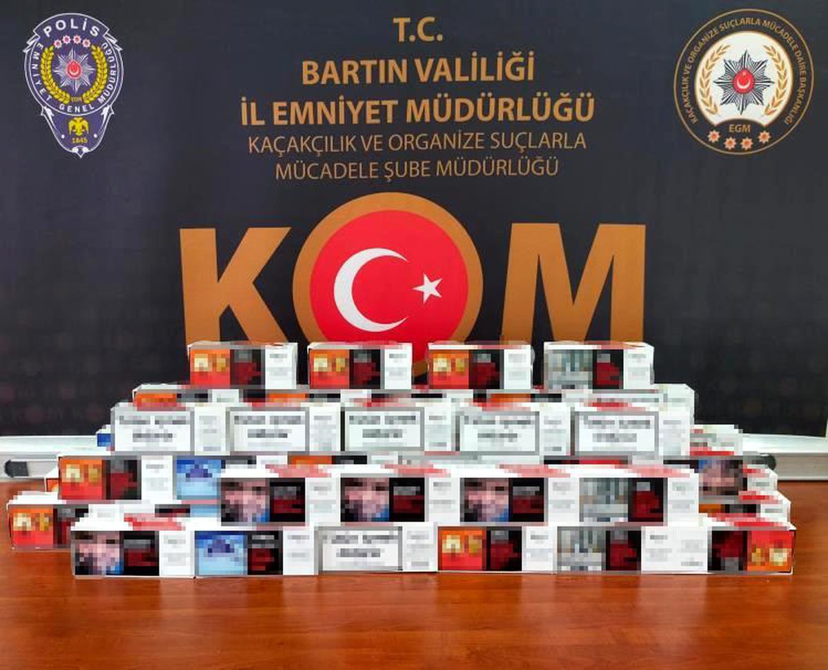 Bartın\'da sahte bandrollü makaron operasyonu