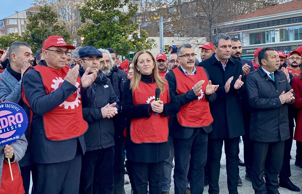 DİSK Genel Başkanı Arzu Çerkezoğlu, gelirde ve vergide adalet istediklerini belirtti