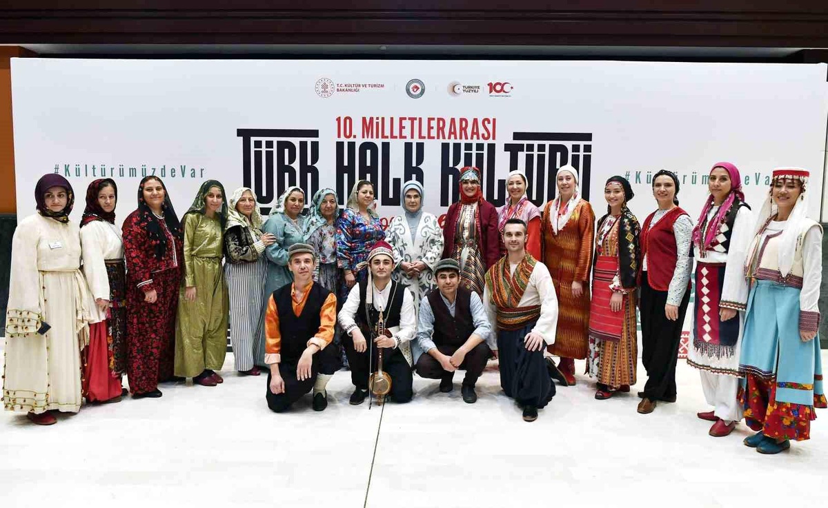 Emine Erdoğan, 10. Milletlerarası Türk Halk Kültürü Kongresi\'nde konuştu Açıklaması