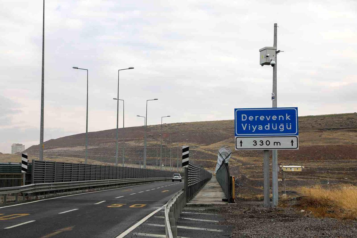 Talas Belediyesi Derevenk Viyadüğü\'ne güvenlik kamerası yerleştirdi
