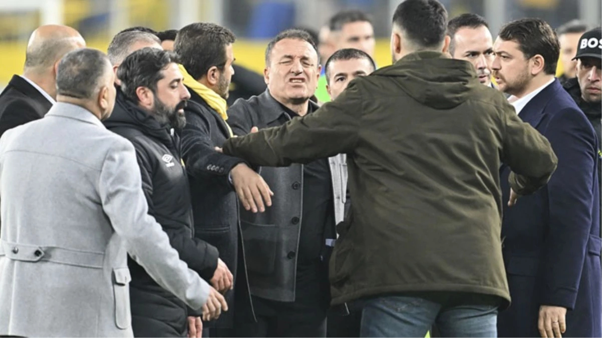 Hakem Halil Umut Meler\'e yumruk atan Ankaragücü Kulübü Başkanı Faruk Koca\'dan ilk açıklama