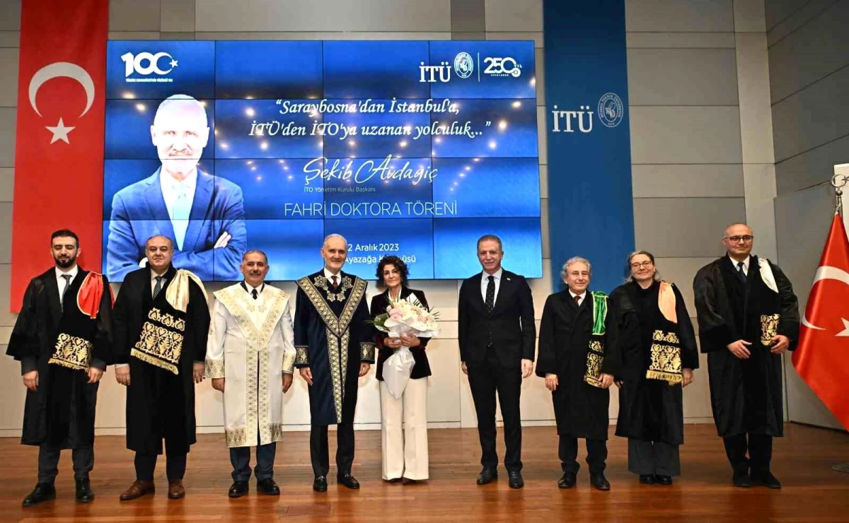 İTO Başkanı Şekib Avdagiç\'e İTÜ tarafından fahri doktora unvanı verildi
