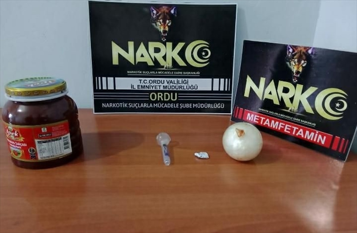 Ordu\'da salça kavanozunda uyuşturucu bulundu