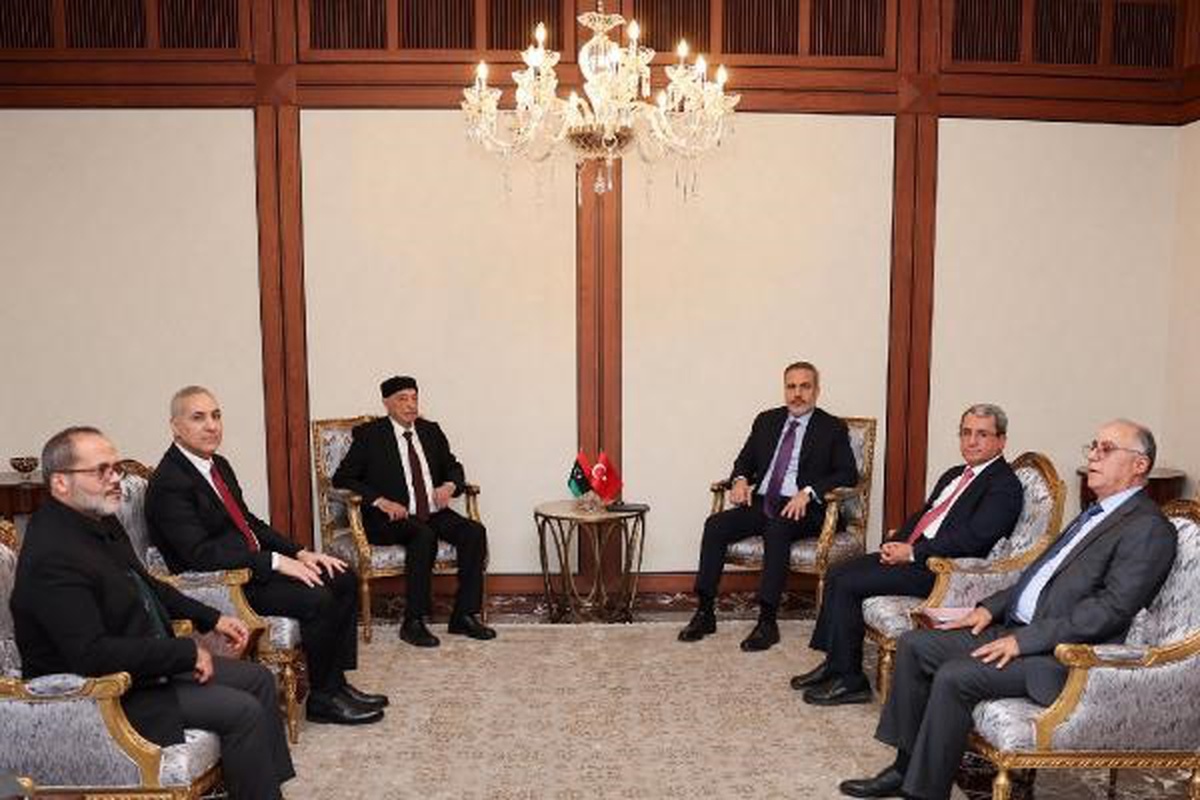 Bakan Fidan, Libya Temsilciler Meclisi Başkanı Salih ile görüştü