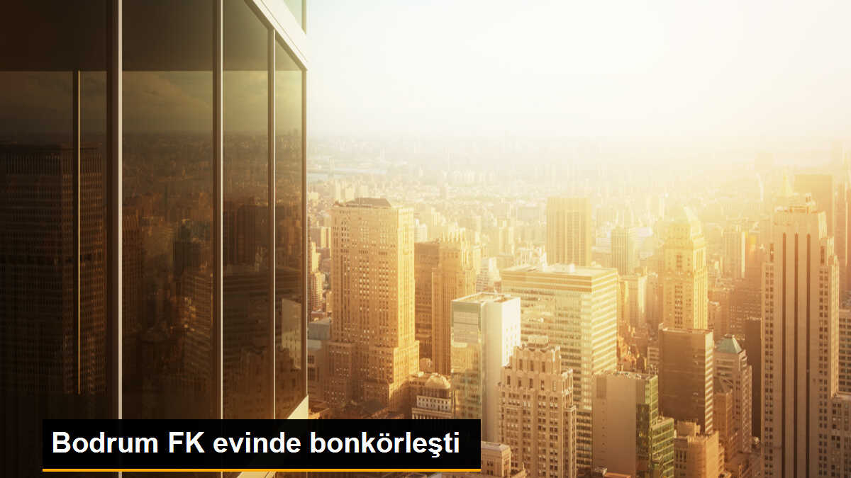 Bodrum FK, evinde puan kayıpları yaşadı