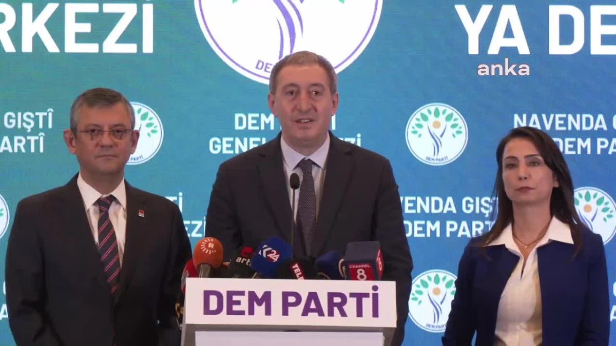 CHP Genel Başkanı Özgür Özel, DEM Partisi Eş Genel Başkanlarını ziyaret etti