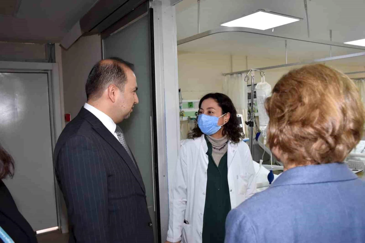 Aydın İl Sağlık Müdürü Aydın Devlet Hastanesi\'ni ziyaret etti