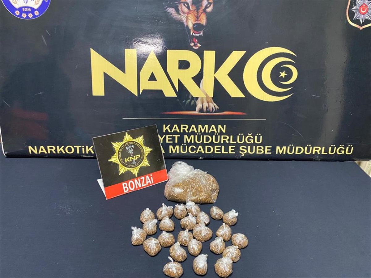 Karaman\'da Uyuşturucu Operasyonu: Zanlı Tutuklandı