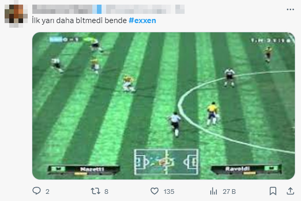 Kopenhag - Galatasaray maçını canlı olarak 'yayınlayamayan' Exxen'e tepkiler çığ gibi
