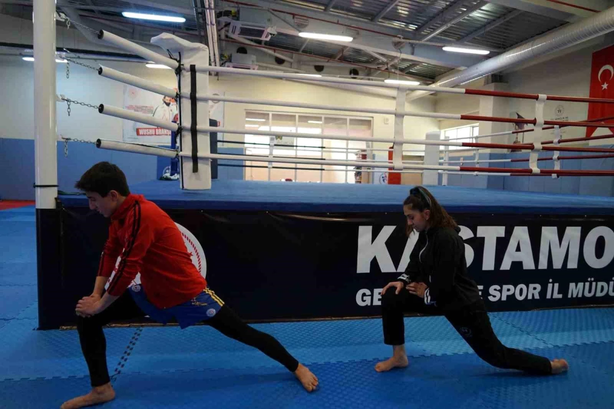 Kastamonu\'da Wushu Sporcuları Avrupa Şampiyonası\'nda Altın Madalya İçin Mücadele Edecek